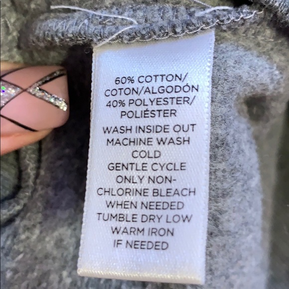 Loft Gray Silver Sequins 3/4 Length Sleeve Top - Picture 8 of 8